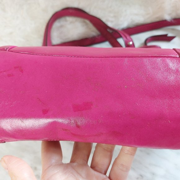 Coach F23901 Pink Daisy Leather Mia Leather Crossbody Bag - Picture 8 of 15